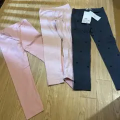 H&M エイチアンドエム　キッズスパッツ 3点セット 4-5Y