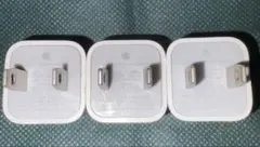iPhone 純正 充電器 電源アダプター Apple正規品　3個