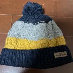 mont-bell ケーブル編みニット帽 Baby's FREE