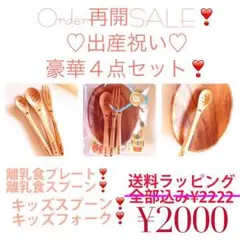 最安値！♡出産祝い豪華４点セット♡イラスト名入れオーダー食器♡