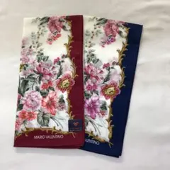MARIO VALENTINO レディース　ハンカチ　2枚セット