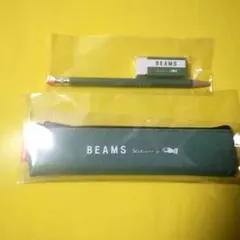 BEAMS　ペンケース・ペンシル・イレイザーのセット　未使用