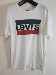 D0810 Levi's ロゴ Tシャツ Mサイズ ホワイト