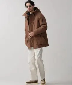 ダウンコート ナノユニバース ブラウン