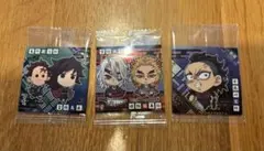 鬼滅の刃 ウエハース　シール3枚セット