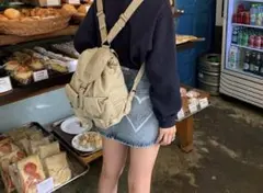 デニム　ミニスカート　インパン付き