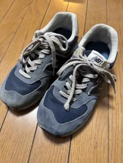 New Balance 574ネイビー/グレー スニーカー