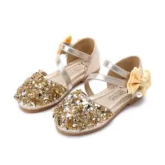 【新品】女の子 フォーマルサンダル 14.5cm ゴールド