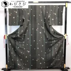 きものヱビス▪️絽紬 小紋 - メルカリ