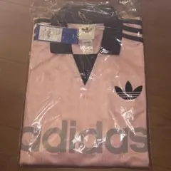 adidas 襟付きゴーリートップ Tシャツ ピンク xs