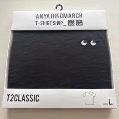 ANYA HINDMARCH UNIQLO Tシャツ ブラック Lのサムネイル