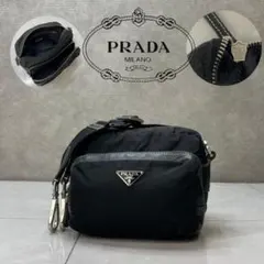 PRADA ショルダーバッグ プラダ 2way カメラバッグ クラッチ 美品 黒 2026年最新】#PRADAカメラバッグの人気アイテム - メルカリ
