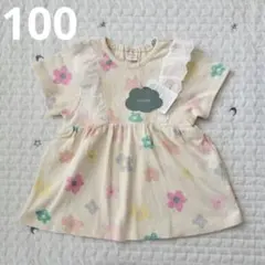 新品 バースデイ futafuta 花 レース トップス 半袖 チュニックのサムネイル