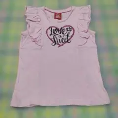 BABYDOLL ノースリーブTシャツ ピンク 100cm