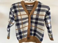 ZARA チェック柄カーディガン　110センチ
