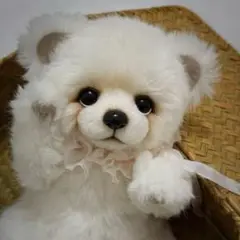手のひらぬいぐるみ キャラメルワンワン ぬいぐるみ ハンドメイド 海外作家様 ありそうでなかった海外風ぬいぐるみ (レディブティックシリーズ