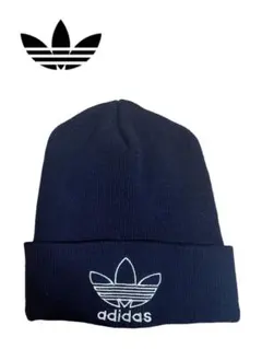 ヴィンテージ 90s adidas ビーニー ニット帽