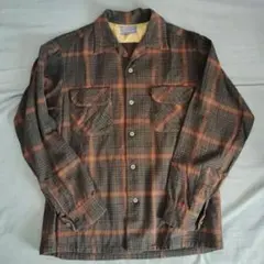 【50〜60年代】PENDLETON ウールシャツ ブラウン系 Mサイズのサムネイル