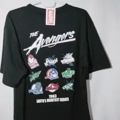 新品 Tシャツ XL アベンジャーズ アイアンマン ソー ハルク ロゴ マーベルのサムネイル