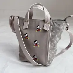 未使用級♡ラシット　50周年ミッキー ダブルフェイスショルダーバッグのサムネイル