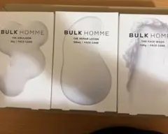 BULK HOMME 洗顔料 化粧水 乳液 3点セット