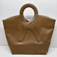 roberta di camerino ロベルタ　ブラウンレザー ハンドバッグ
