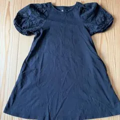 キッズ　女の子　UNIQLO 黒 ワンピース 120