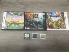 おいでよどうぶつの森、モンハンX、ドラクエVIIの3本セット