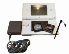 美品‼️ホワイト DS Lite 本体＆充電器＆ポケモンパール/ソウルシルバー