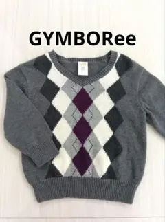 GYMBOReeジンボリー☆アーガイルセーター☆グレー☆18-24 months