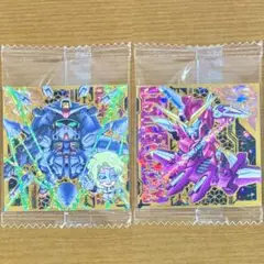 ガンダム シールウエハース4 プロヴィデンス&ラウ ジャスティス 2枚セット