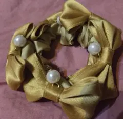 特別大特価売り切りセール❗❗Minimumミニマム　ゴールド サテン ヘアゴム