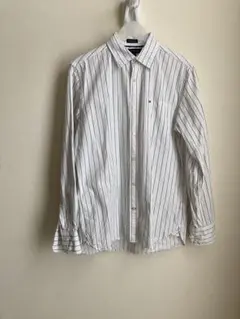 トミーヒルフィガー　tommyhilfiger 　ストライプシャツ　80s