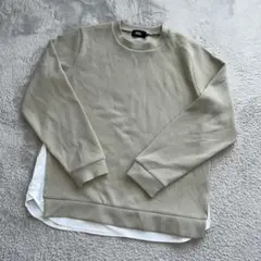 AZUL by moussy フェイクレイヤード　ロンT 長袖カットソー