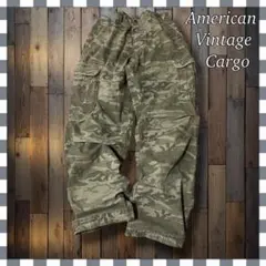 AMERICAN VINTAGE CARGO 迷彩カモフラミリタリーカーゴパンツ