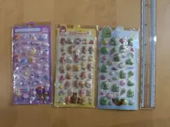 3Dキャラクターシールセット 3シート