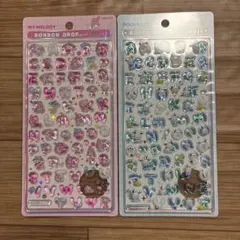 【正規品】サンリオ　ボンボンドロップシールmoji　2種　マイメロ　ポチャッコ