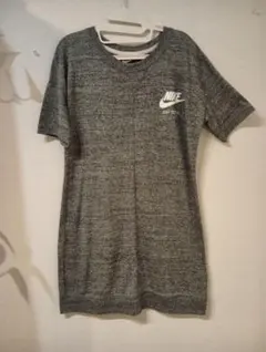 NIKE 半袖Tシャツワンピース グレー M