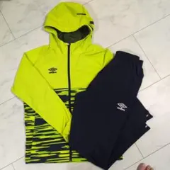 umbro ジャケット パンツセット 蛍光イエロー