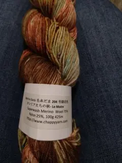 Chappy yarn様 Merino Sock 毛糸だま 204号限定