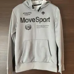 DESCENTE Move Sport グレー パーカー Mサイズ