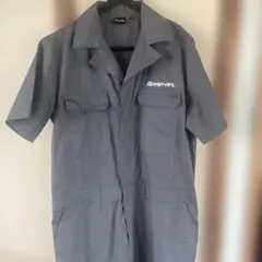 Snap-on スナップオン 半袖 つなぎ グレー