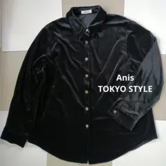 Anis TOKYO STYLE　ベルベット長袖ブラウス　美品
