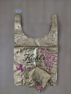 Kiehl's ゴールドエコバッグ＆ポーチセット