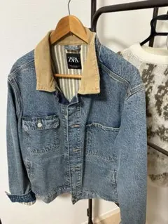 ※LUKA LUKA様専用コメントZARA デニムジャケット コーデュロイ襟