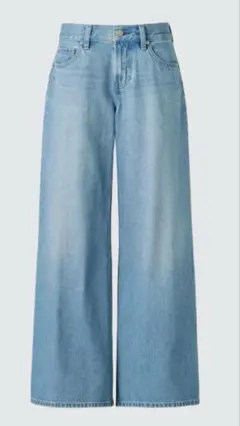 UNIQLO ローライズワイドジーンズ 22