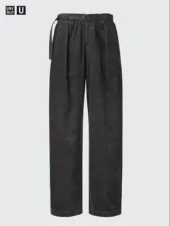 ユニクロU24AW コーディロイタックワイドパンツ