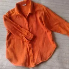 ✨ハロウィンオレンジ✨ インド製のシャツ