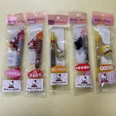 未開封⭐︎ご当地キティ　ボールペン　5本セット 大阪　宮崎　名古屋　熊本　今治
