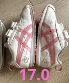 asics ディズニーコラボシューズ　スニーカー　17cm　アシックス　女の子